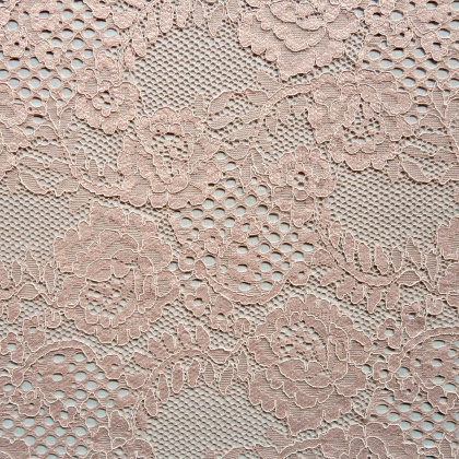 Corded Rose Flower Lace BLUSH PINK