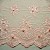 Embroidered Beaded Tulle IVORY / PINK