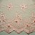 Embroidered Beaded Tulle IVORY / PINK