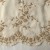 Embroidered Beaded Taffeta VINTAGE IVORY / OLD GOLD