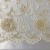 Embroidered Corded Spider Tulle IVORY / GOLD
