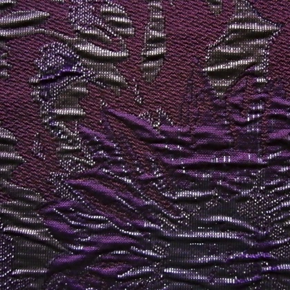 Artistic Crinkle Brocade PLUM