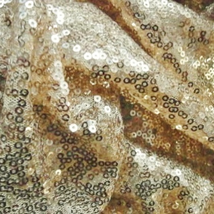 Busy Shiny Sequin PALE GOLD