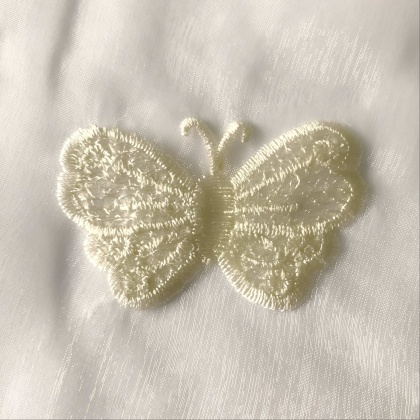 Butterfly Organza VINTAGE IVORY