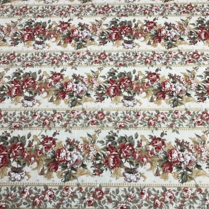 Cotton Lawn Flowers RED