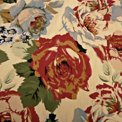 Cotton Print VINTAGE FLOWERS