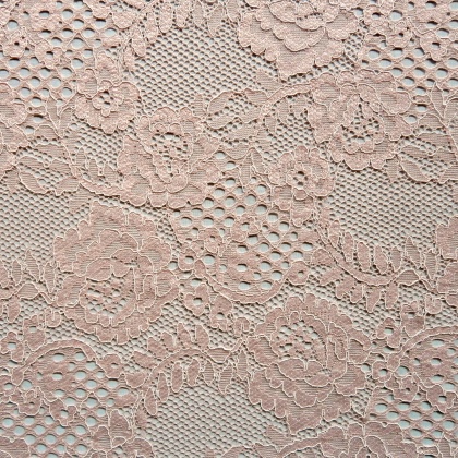 Corded Rose Flower Lace BLUSH PINK
