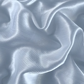 Crinkle Satin WHITE