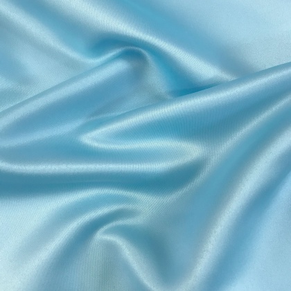 Powder Blue Duchess Satin Fabric