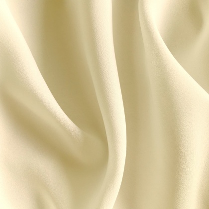 Eco Part-Recycled Premium Lightweight Textured Crepe IVORY
