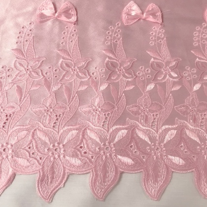 Embroidered Polyester Satin CANDY