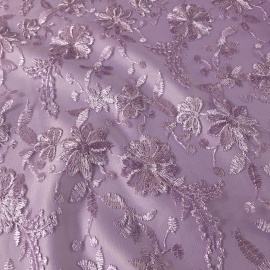 Embroidered Tulle LILAC