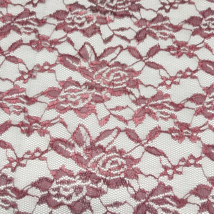 Lightweight Floral Lace WINE