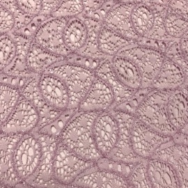 Lightweight Shimmer Swirl Lace DUSKY LILAC