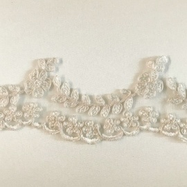 Ornate  Edging Trim IVORY / CHAMPAGNE