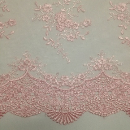 Ornate Lace Tulle PINK