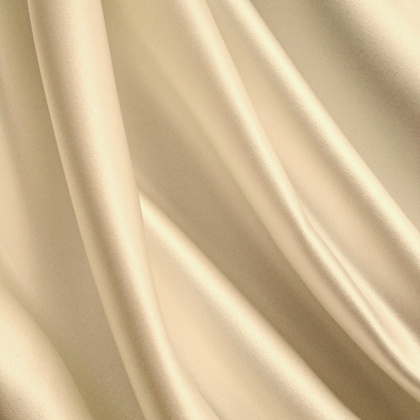 NY Designer Fabrics Champagne Beige Silk Duchess Satin Fabric