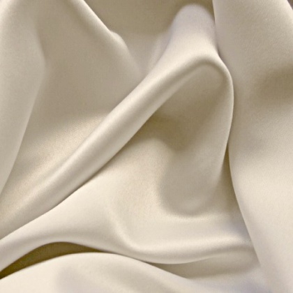 Premium Bridal Semi-Matt Stretch Satin IVORY