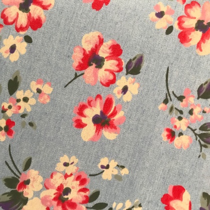 Printed Chambray FLOWERS