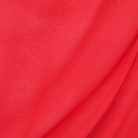 Poly chiffon georgette RED