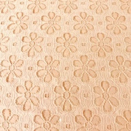 Sequin Flower Lace PEACH