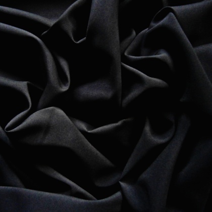 Stretch Polyester Lining BLACK
