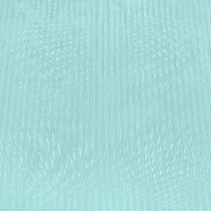 Striped Polyester Voile AQUA
