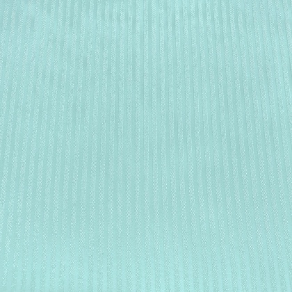 Striped Polyester Voile AQUA