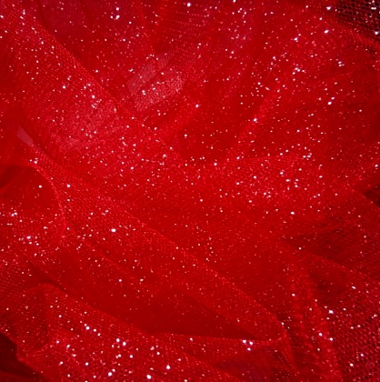 Sparkle Tulle RED / SILVER