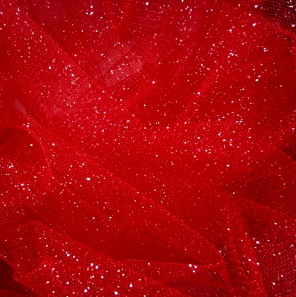 Extra Wide Tulle RED