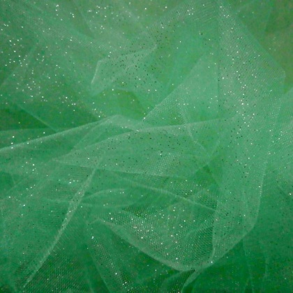 Sparkle Tulle MINT / SILVER