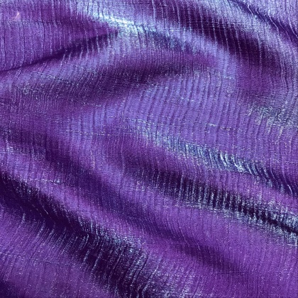 Two-tone Poly Shimmer Creased BLUE / PURPLE