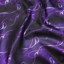 Galactic Swirl Brocade PURPLE