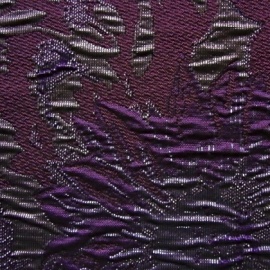 Artistic Crinkle Brocade PLUM