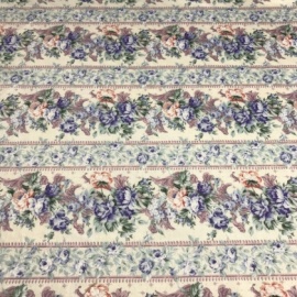 Cotton Lawn Flowers BLUE