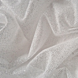 Dazzle Tulle WHITE / SILVER