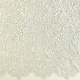 Embroidered Cocoon Lace IVORY
