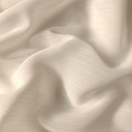 Eco Part Recycled Crinkle Chiffon IVORY