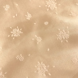 Flock Bouquet Organza PEACH / WHITE