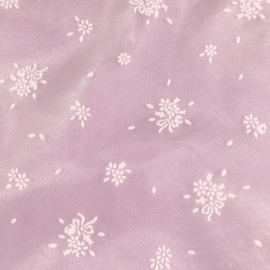 Flock Bouquet Organza LILAC / WHITE