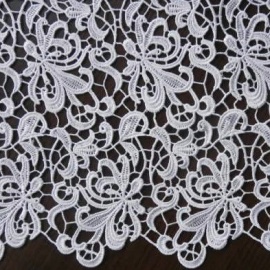 Guipure Flower Lace WHITE