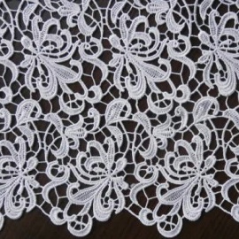 Guipure Flower Lace WHITE