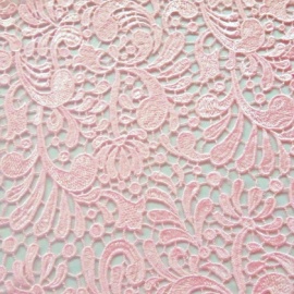 Guipure Flower Lace PINK