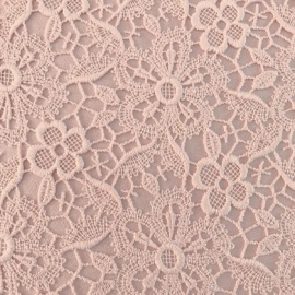 Guipure Flower Lace PINK BLUSH
