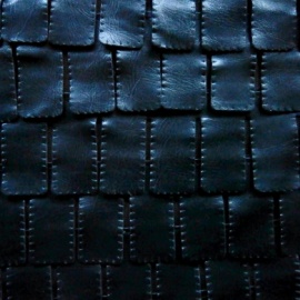 Hanging Faux Leather Tulle BLACK