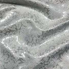 Jacquard Satin SILVER