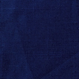 Linen-effect Polyester SQUADRON BLUE