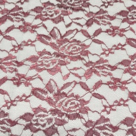 Lightweight Floral Lace WINE