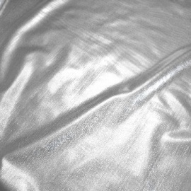 Metallic Foil Spandex SILVER