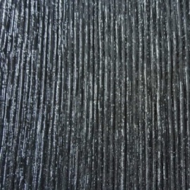 Metallic Pleat BLACK SILVER